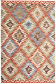 Kilim Usak Tapis 180X275 Moderne Tissé À La Main Marron Clair/Orange (Laine, Inde)
