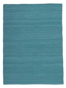 Kilim Loom - 페트롤 블루 카페트 CVD14897