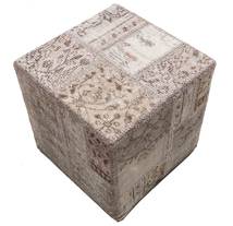 Patchwork stool ottoman carpet BHKW73