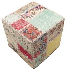 Patchwork stool ottoman carpet BHKW82