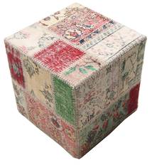 Patchwork stool ottoman carpet BHKW96