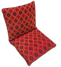 Kilim Sitting Cushion Tappeto 60X110 Orientale Tessuto A Mano Ruggine/Rosso/Rosso Scuro (Lana, Persia/Iran)