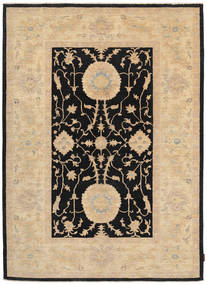 Ziegler Tæppe 168X235 Ægte Orientalsk Håndknyttet Mørk Beige/Lysebrun/Sort (Uld, Pakistan)