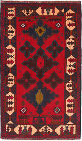 Baluch 러그 104X185 정품
 오리엔탈 수제 다크 레드/다크 그린 (울, 아프가니스탄)