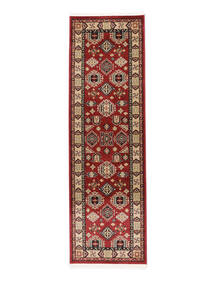 Shirvan Kazak Tapete 80X250 Oriental Tapete Passadeira Vermelho Escuro/Castanho Claro ( Turquia)