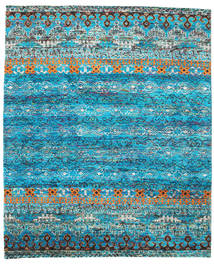 Quito - Turquoise Rug 240X290 Authentic
 Modern Handknotted Turquoise Blue/Blue (Silk, India)