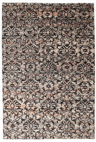Reina Rug 190X290 Authentic
 Modern Handknotted Light Brown/Light Grey (Silk, India)