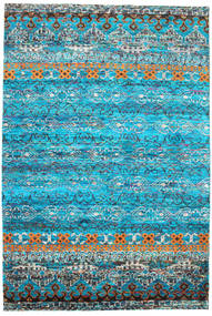 Quito - Turquoise Rug 190X290 Authentic
 Modern Handknotted Turquoise Blue/Blue (Silk, India)