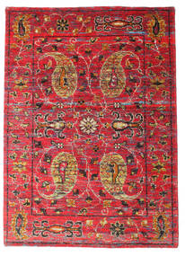 Vega Sari Seda Tapete 140X200 Moderno Feito A Mão Castanho Alaranjado/Castanho (Seda, Índia)