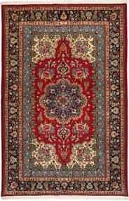 Qum Kork 러그 140X215 정품
 오리엔탈 수제 다크 레드/다크 그레이 (울, 페르시아/이란)