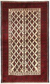 Baluch Rug 110X190 Authentic
 Oriental Handknotted Dark Red/Beige (Wool, Persia/Iran)