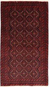 Baluch 러그 105X183 정품
 오리엔탈 수제 다크 레드/다크 브라운 (울, 페르시아/이란)