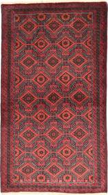 Baluch Rug 105X186 Authentic
 Oriental Handknotted Dark Red/Brown (Wool, Persia/Iran)