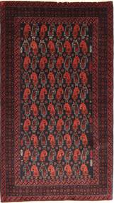 Baluch Rug 110X195 Authentic
 Oriental Handknotted Dark Brown/Dark Red (Wool, Persia/Iran)
