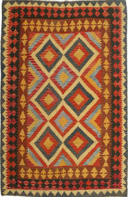 Kilim Afegão Old Style Tapete 150X228 Oriental Tecidos À Mão Cinza Escuro/Castanho Alaranjado (Lã, Afeganistão)