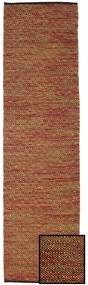 Hugo - Multi/Ржавчина Ковер 80X300 Современный Сотканный Вручную Ржавчина/Светло-Коричневый/Темно-Коричневый ( Индия)
