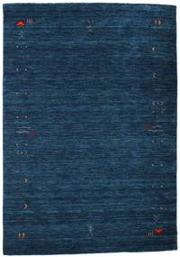 Gabbeh Loom Frame - Dark Blue Rug 140X200 Modern Dark Blue (Wool, India)