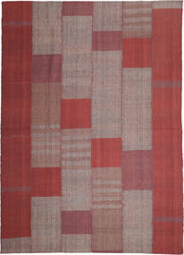 Kilim Modern Rug 253X350 Authentic
 Modern Handwoven Brown/Light Brown Large (Wool, Persia/Iran)