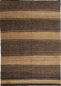 Килим Современный Ковер 186X276 Современный Сотканный Вручную Темно-Коричневый/Светло-Коричневый/Коричневый (Шерсть, Персия/Иран)