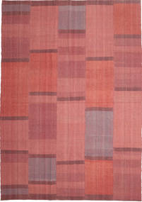 Kilim Modern Rug 208X299 Authentic
 Modern Handwoven Rust Red/Dark Red (Wool, Persia/Iran)
