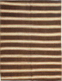 Kelim Moderni Matto 165X221 Moderni Käsinkudottu Tummanruskea/Ruskea/Beige (Villa, Persia/Iran)