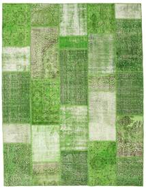 Patchwork Rug 202X257 Authentic
 Modern Handknotted Light Green/Olive Green (Wool, Turkey)