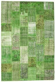 Patchwork Alfombra 201X299 Moderna Hecha A Mano Verde Claro/Verde (Lana, Turquía)