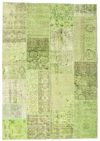 Patchwork Szőnyeg 159X229 Modern Csomózású Világoszöld (Gyapjú, Törökország)