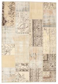 Patchwork Covor 159X232 Modern Lucrat Manual Bej/Maro Deschis (Lână, Turcia)