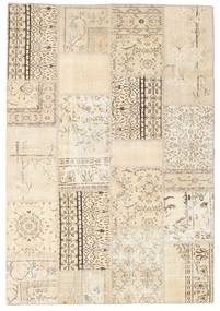 Patchwork Covor 160X233 Modern Lucrat Manual Bej/Maro Deschis (Lână, Turcia)