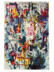 Leloudo Tapete 140X200 Moderno Porpora Escuro/Cinzento Claro ( Turquia)