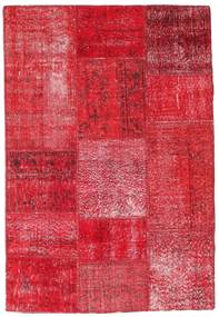 Patchwork Sag 121X178 Autentični
 Moderni Ručno Uzlan Grimizno Crvena/Hrđavo Crvena/Ružičasta (Vuna, Turska)