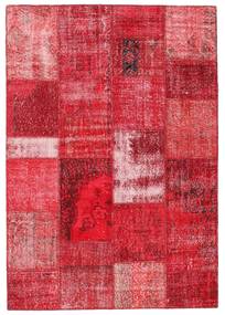 Patchwork Szőnyeg 161X232 Modern Csomózású Piros/Rózsaszín (Gyapjú, Törökország)