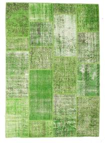 Patchwork Rug 160X228 Authentic
 Modern Handknotted Light Green/Pastel Green (Wool, Turkey)