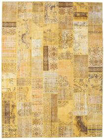 Patchwork Matta 275X370 Äkta Modern Handknuten Ljusbrun/Mörkbeige Stor (Ull, Turkiet)
