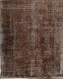 Colored Vintage Rug 290X379 Authentic
 Modern Handknotted Brown/Dark Brown Large (Wool, Persia/Iran)