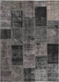 Patchwork Sag 165X237 Autentični
 Moderni Ručno Uzlan Tamnosiva/Svjetlosiva (Vuna, Perzija/Iran)