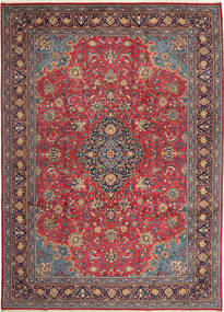 Sarouk 러그 246X350 정품
 오리엔탈 수제 브라운/퍼플 (울, 페르시아/이란)