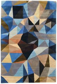 Volcano Rug 러그 200X300 모던 블랙/라이트 브라운 (울, 인도)