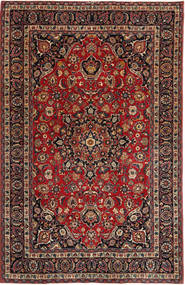 Mashad Patina Rug 193X300 Authentic
 Oriental Handknotted Dark Red/Black (Wool, Persia/Iran)