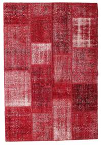 Patchwork Rug 142X207 Authentic
 Modern Handknotted Dark Red/Crimson Red (Wool, Turkey)