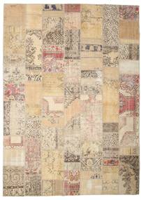 Patchwork Rug 254X355 Authentic
 Modern Handknotted Beige/Light Grey/Light Brown Large (Wool, Turkey)