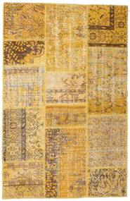 Patchwork Tapijt 120X186 Echt Modern Handgeknoopt Lichtbruin/Bruin (Wol, Turkije)