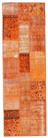 Patchwork Rug 79X247 Authentic
 Modern Handknotted Hallway Runner
 Orange/Light Brown (Wool, Turkey)