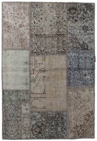 Patchwork Sag 140X196 Autentični
 Moderni Ručno Uzlan Tamnosiva/Svjetlosiva (Vuna, Turska)