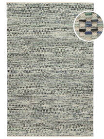 Pebbles - Gris/Bleu Mix Tapis 200X300 Moderne Tissé À La Main Gris Clair/Beige Foncé ( Inde)