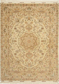 Tabriz#60 Raj silk warp carpet AXVZC1121