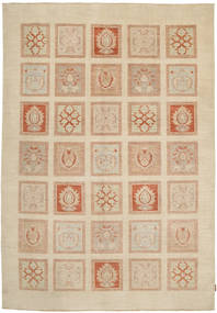 Ziegler Rug 197X290 Authentic
 Oriental Handknotted Light Brown/Dark Beige (Wool, Pakistan)