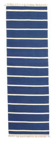Tapete Dhurrie Stripe - Azul escuro CVD16277