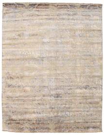 Damask Tapete 239X306 Moderno Feito A Mão Cinzento Claro/Branco/Creme ( Índia)